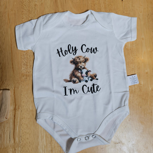 Highland cow baby clothes
