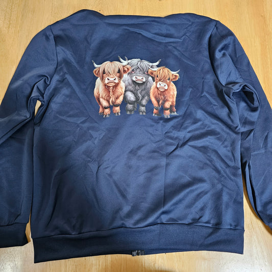 Highland cow hoodie