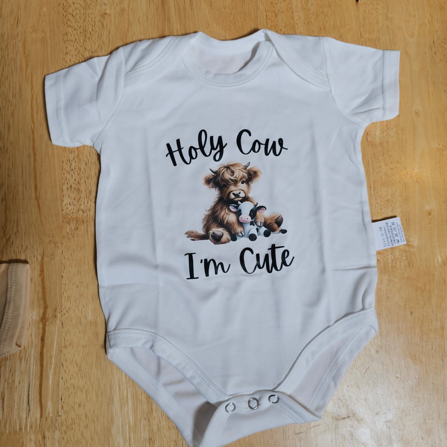 Highland cow baby clothes