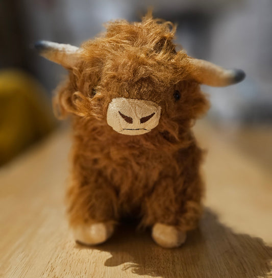 Highland cow toy