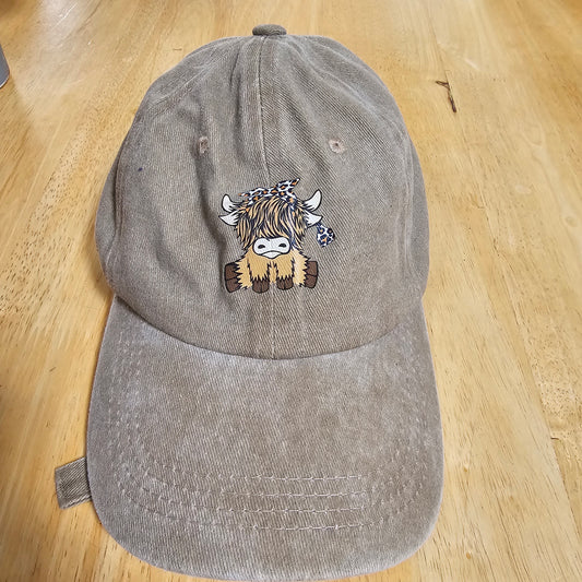 Highland cow hat