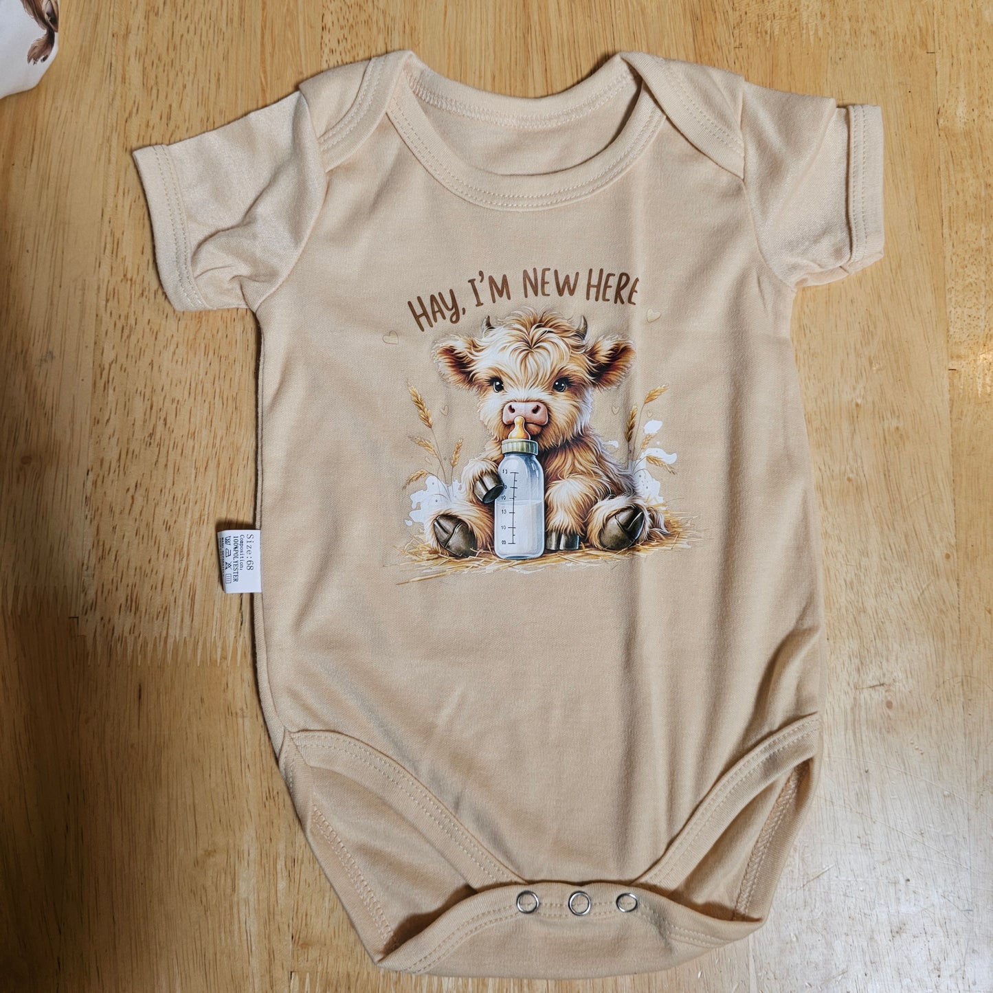 Highland cow baby clothes