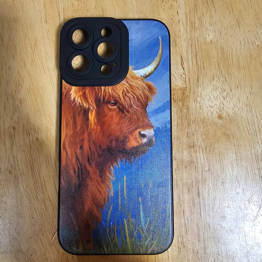 Highland cow phone cases