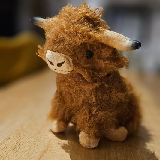 Highland cow toy