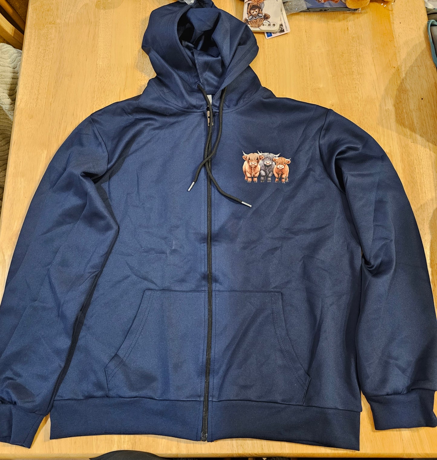 Highland cow hoodie