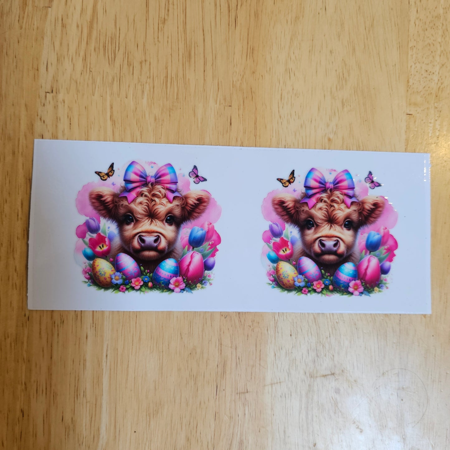 Highland cow assorted stickers