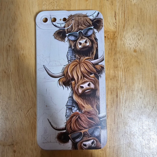 Highland cow phone cases